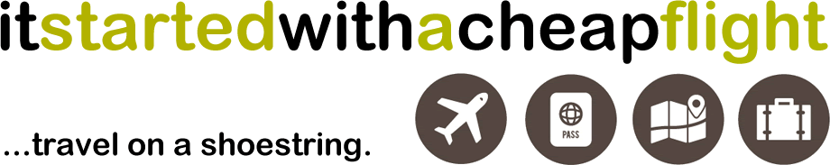 It Started With A Cheap Flight… Logo